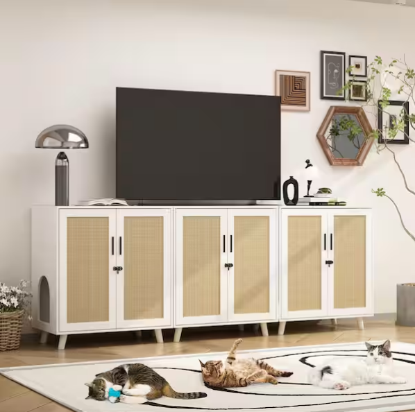 Modern Cat Litter Box Enclosure