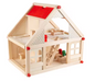 Classic Pretend Play 2 Story Wood Playset