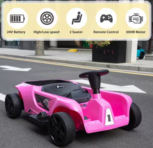 24V Electric Ride on Toys for Big Kids 2 Seater Ride