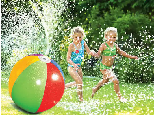 Splash and Spray Water Sprinkler Ball Toy