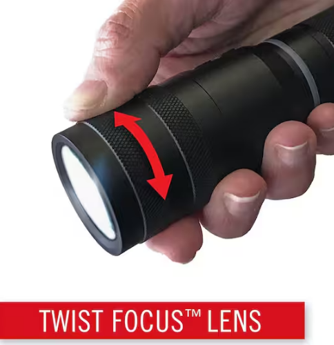 G36 465 Lumens Alkaline Battery Dual Power LED Handheld Flashlight