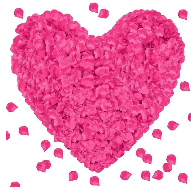 14 in. Red Outdoor Artificial Flowers UV Resistant