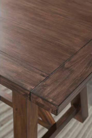 6-Piece Dining Table Set with 4 Side Chairs and Bench