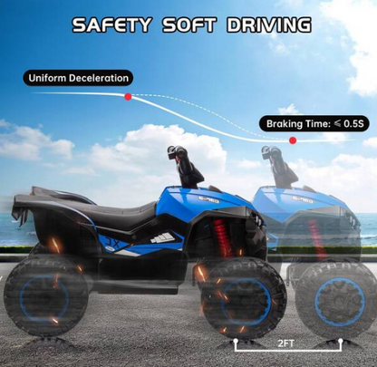 9.5 in. 12V Powered Kids Ride on ATV Car Toy