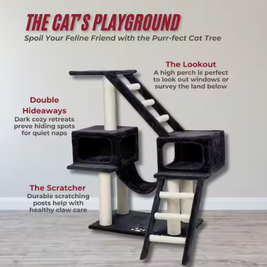 Gray Malaga Cat Playground