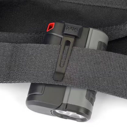 500-Lumens Compact Rechargeable Flashlight with Base Holster