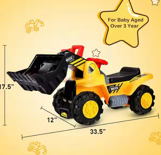 Ride On Excavator Digger Truck Scooter