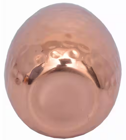 16 oz. Double Wall Hammered Copper Tumbler (4-Pack)