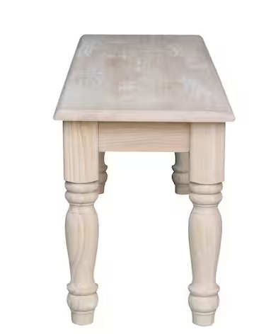 Unfinished Bench