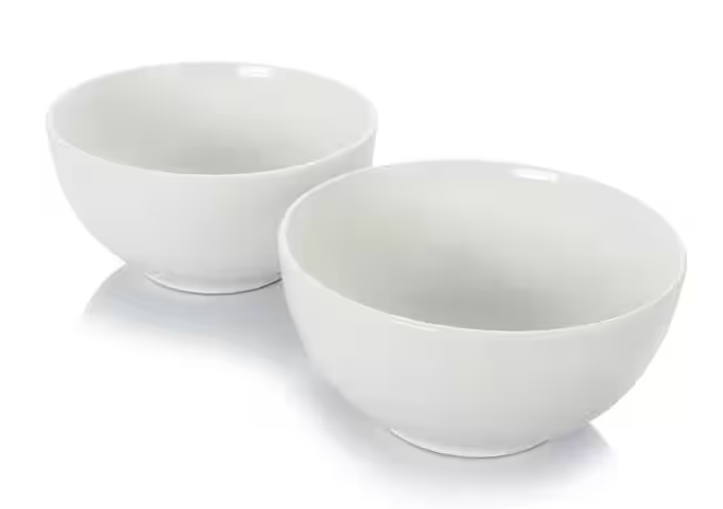 White Bistro Bowl (Set of 2)