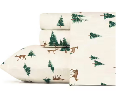 Graphic Flannel Sheet Set