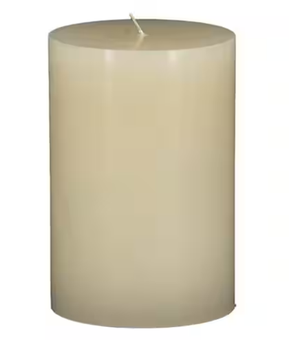 Ivory Unscented Soy Wax Candle 2-Pack