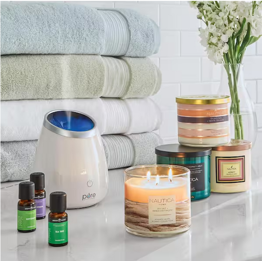 Multi-Colored Fresh 3-Wick Jar Candle