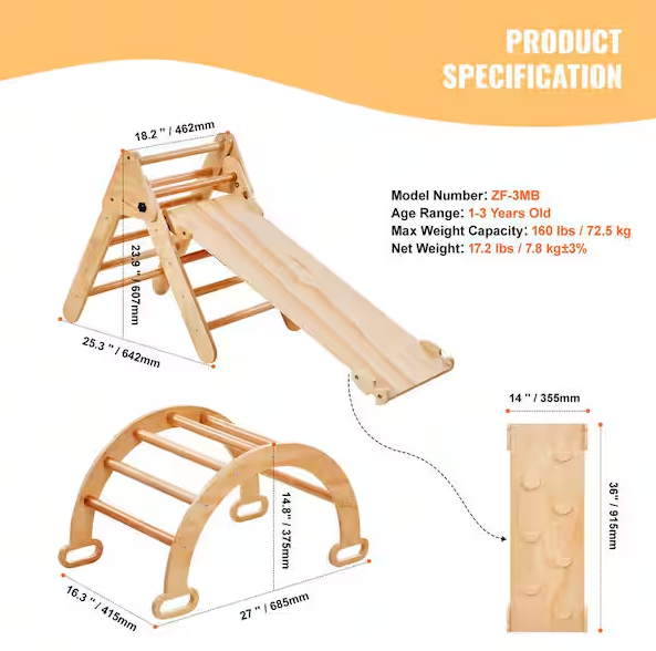 5 in 1 Toddler Climbing Toys