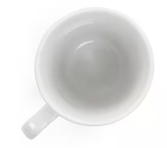 8 oz. Madeline White Porcelain Mug (Set of 12)