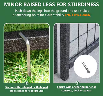 Outdoor Dog Cage Fence with Cover