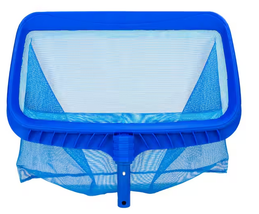 Deep-Bag Swimming Pool Leaf Rake Skimmer Head