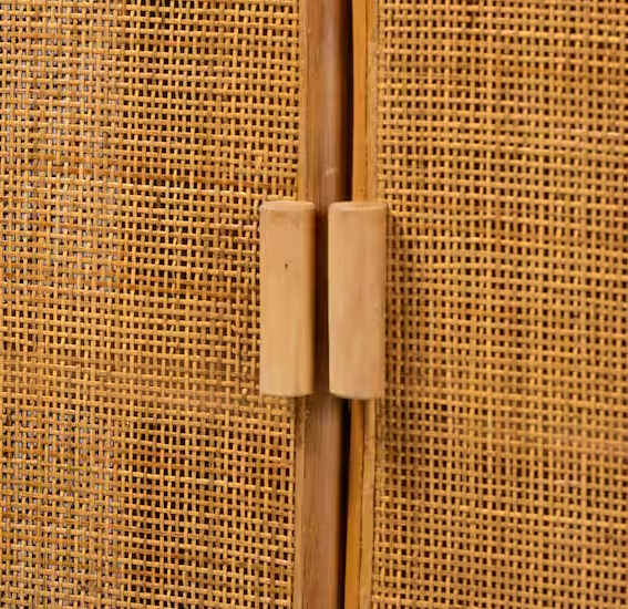Paloma Light Honey Rattan Storage Cabinet