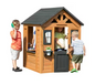 Outdoor All Cedar Wooden Kids Playhouse