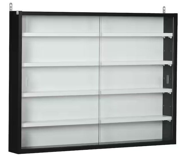 Glass Wall-Mounted Display Cabinet Case
