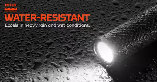 1500 Lumens Alk Battery LED Defensive Flashlightbat