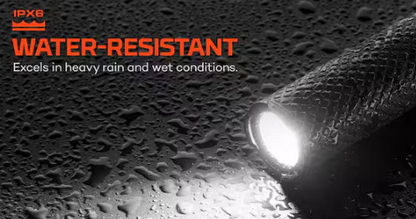 1500 Lumens Alk Battery LED Defensive Flashlightbat