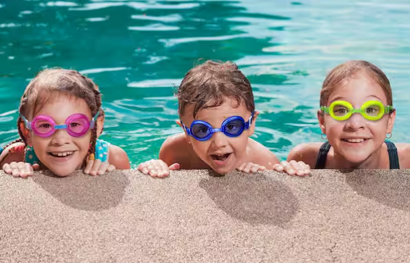 Multi-Color Lil Guppies Swim Goggles (4-Pack)