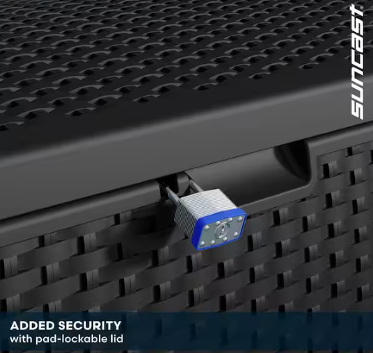 99 Gal. Weather Resistant Plastic Resin Deck Box