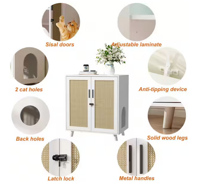 Modern Cat Litter Box Enclosure