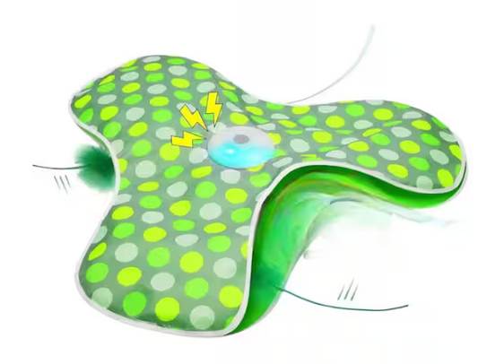 Interactive Cat Toys Rechargeable with Moving Feathers