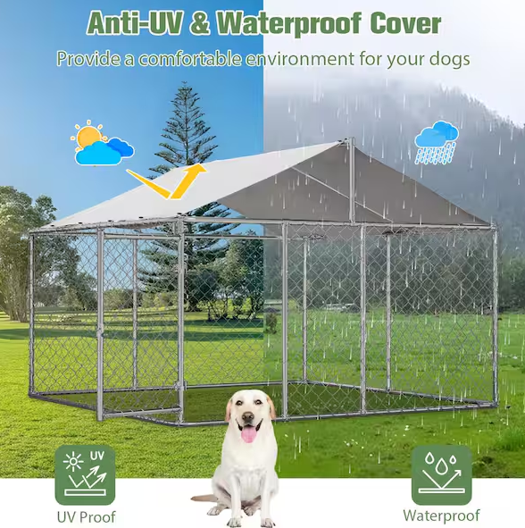 Outdoor Large Dog Kennel Pet Playpen Poultry Cage
