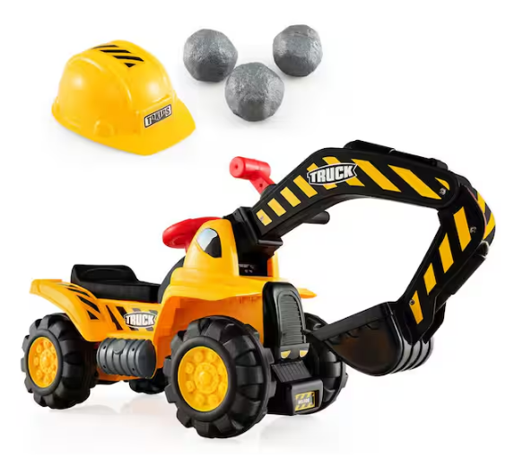 7.28 in. 3-Years Old Kids Toddler Ride On Car Truck