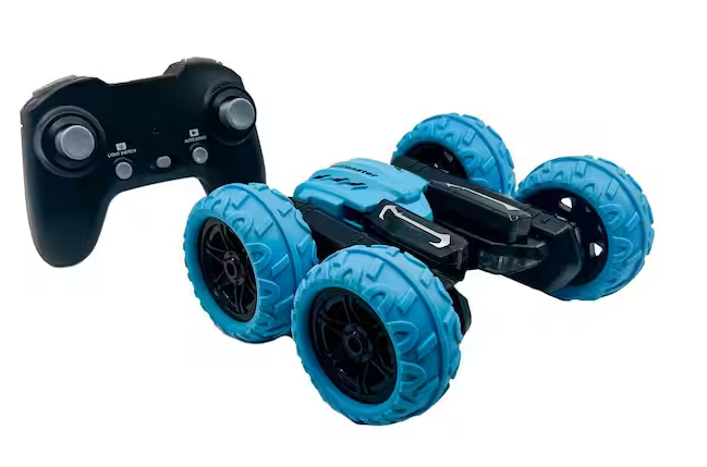 Acrobat Blue Rechargeable RC Stunt Car