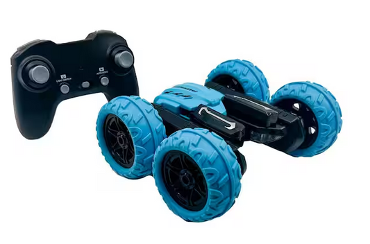 Acrobat Blue Rechargeable RC Stunt Car