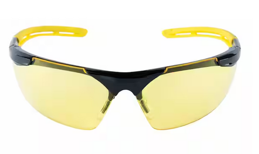 Yellow Accent Amber Anti Fog and Scratch Resistant Lens (Case of 6)