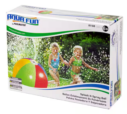 Splash and Spray Water Sprinkler Ball Toy