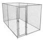 Long Outdoor Chain Link Galvanized Steel Dog Kennel
