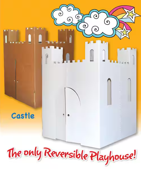 Playhouse Blank Castle-Kids Art and Craft