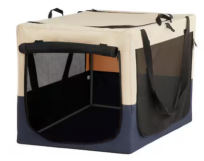 Dog Outdoor Travel Crate 3-Door Design
