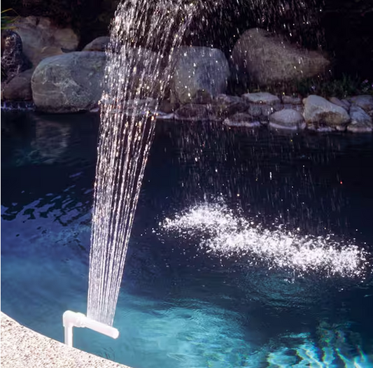 Swimming Pool and Spa Waterfall Fountain
