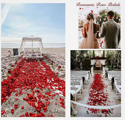 14 in. Red Outdoor Artificial Flowers UV Resistant