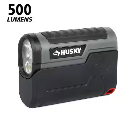 500-Lumen Compact Rechargeable Flashlight