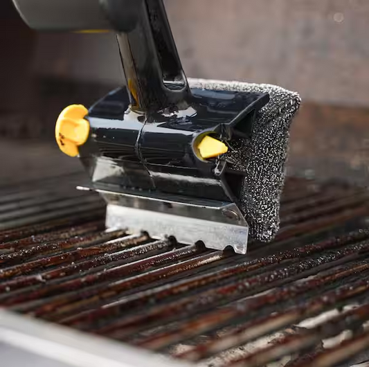 BBQ Daddy Grill Brush and Refill-Bristle Free Steam Cleaning