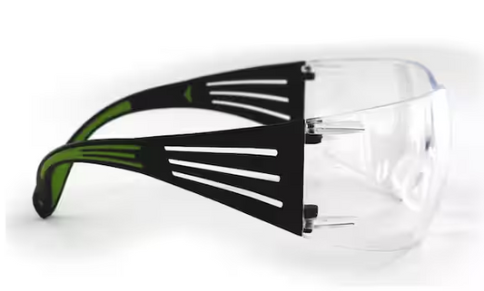 400 Series Black/Neon Green Frame with Anti-Fog Lens Safety Eyewear