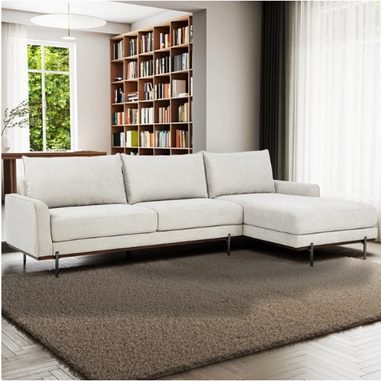 Myla 2-piece Fabric Sofa Chaise