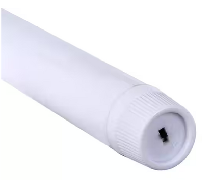 15 in. H White LED Taper Candles with Remote Timer