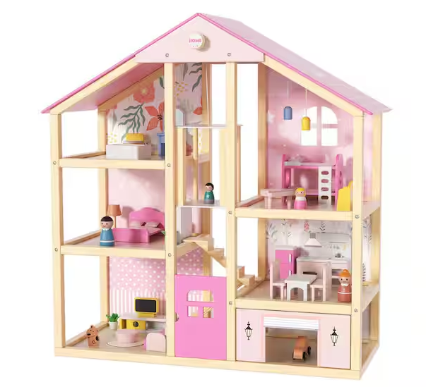 Modern Dollhouse Series Bounce House Dollhouse with Elevator