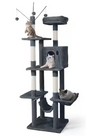 Multi-Level Cat Activity Tree with Scratching Posts, Basket, Cave Condo