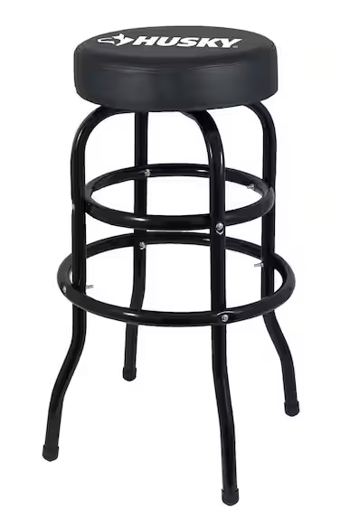 29 in. Shop Stool with 360° Swivel Seat
