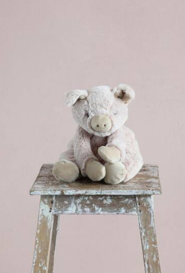 Pink Plush Pig